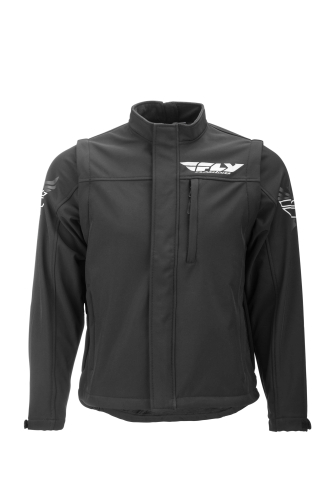 Fly Racing - Fly Racing Black Ops Convertible Jacket - 354-60602X - Black - 2XL