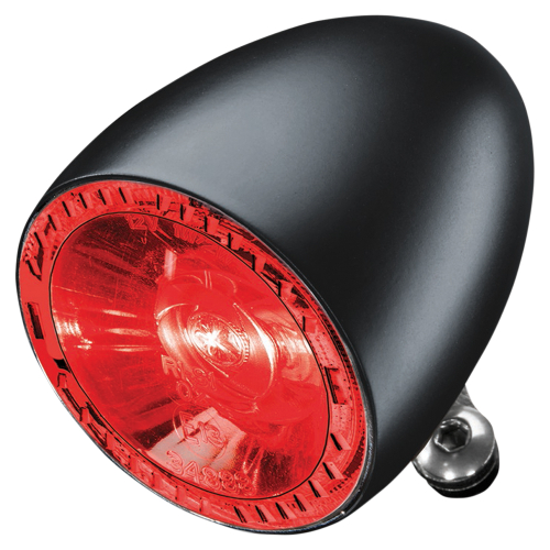 Kuryakyn - Kuryakyn Bullet 1000 Rear Marker Light by Kellermann - Clear Lens/Satin Black Housing - Red/Red Light - 2861