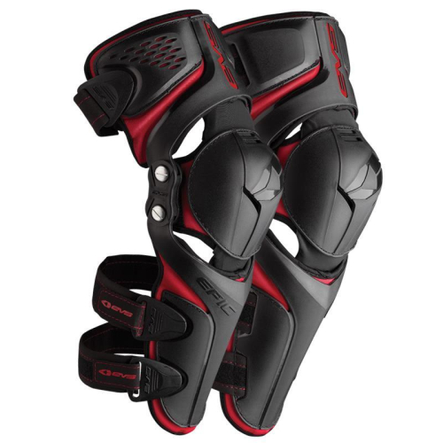 EVS - EVS Epic Knee Pads - Pair - EPIC-K-L/XL - Black - Lg-XL
