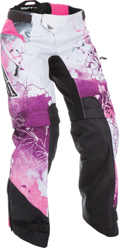 Fly Racing - Fly Racing Kinetic Womens Over the Boot Pants - 370-65204 - Pink/Purple - 0-2