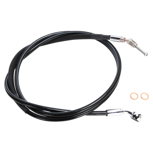 Magnum - Magnum XR Stainless Hydraulic Clutch Line - +6in. - Black - SBC0108-80