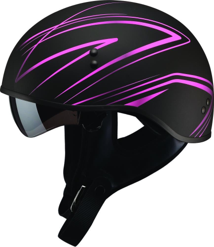G-Max - G-Max GM65 Torque Helmet - G16510405 - Flat Black/Pink - Medium