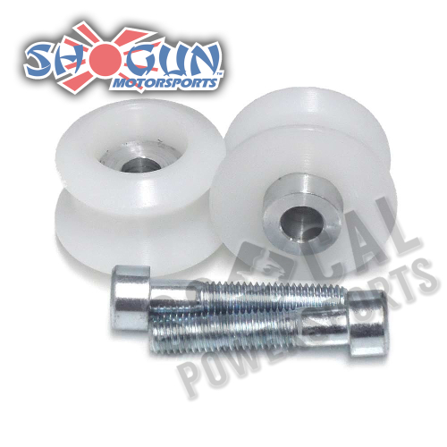 Shogun Motorsports - Shogun Motorsports Swingarm Slider - White - 701-0760