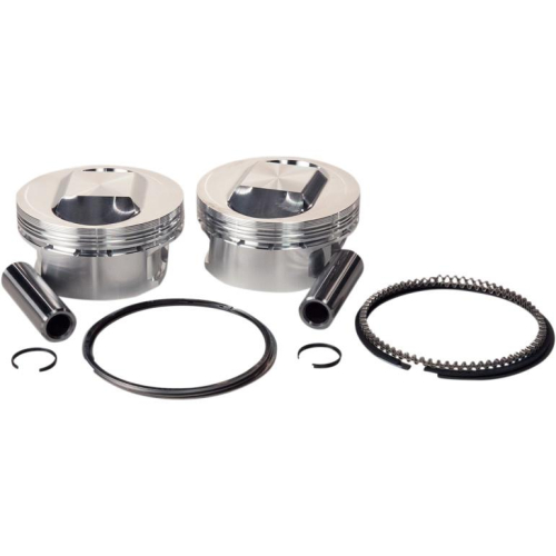 Revolution Performance - Revolution Performance Monster Big Bore Piston Kit (Buell XB9 - Dome) - Bore 3.563in. - 11:1 Compression - 301-515