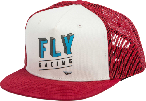 Fly Racing - Fly Racing Fly Youth Dimension Hat - 351-0980 - Red - OSFM