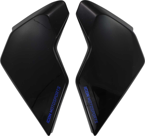 Icon - Icon Side Plate for Airflite Helmets - Crosslink Blue - 0133-1314