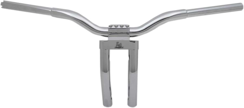 LA Choppers - LA Choppers 1-1/4in. Kage Fighter Pullback Heights T-Bar - 10in. Rise - Chrome - LA-7336-10