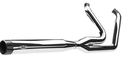 MagnaFlow - MagnaFlow Performer 2-Into-1 Exhaust System - Chrome - 7211907