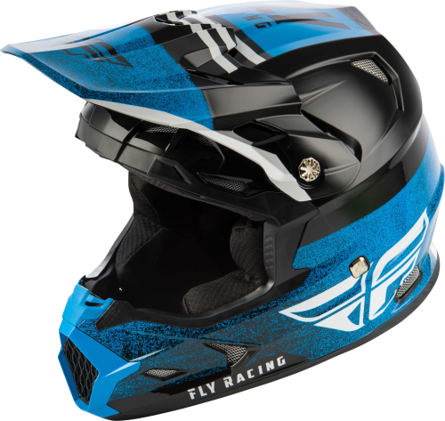 Fly Racing - Fly Racing Toxin MIPS Embargo Helmet - 73-8533-6 - Black/Blue - Medium