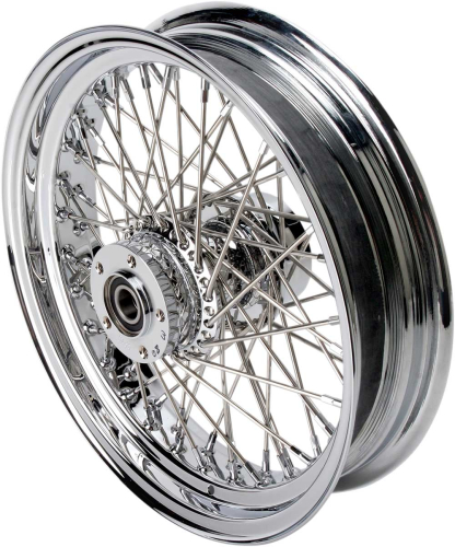 Drag Specialties - Drag Specialties Laced 60 Spoke 16x3.5 Rear Wheel - 0204-0359