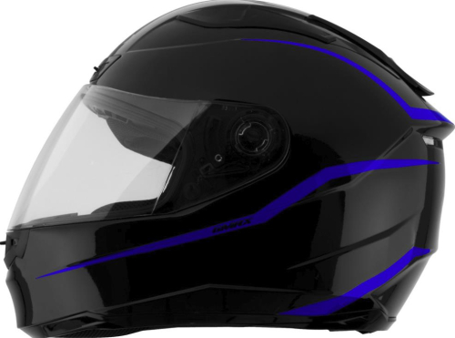 G-Max - G-Max FF88 Precept Helmet - G1884045 - Black/Blue - Medium