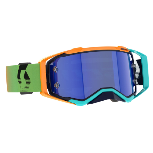 Scott USA - Scott USA Prospect Amplifier Goggles - 285536-1454349 - Blue/Orange/Blue Chrome Works Lens - OSFM