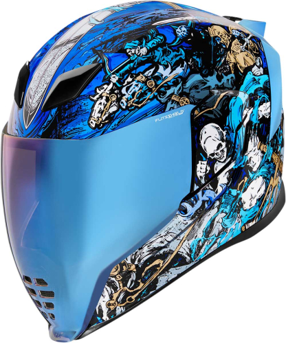 Icon - Icon Airflite 4Horsemen Helmet - 0101-13917 - Blue - X-Small