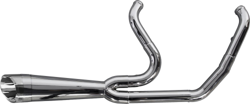Two Brothers Racing - Two Brothers Racing 2-Into-1 Turnout Exhaust - Polished - 005-5140199-P