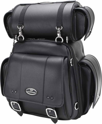 Saddlemen - Saddlemen CD3600 Sissy Bar Bag with Roll Bag - 3515-0171