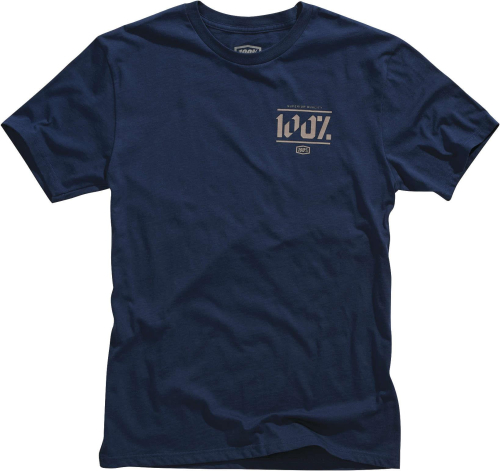 100% - 100% Scripter T-Shirt - 32114-182-10 - Slate Blue - Small