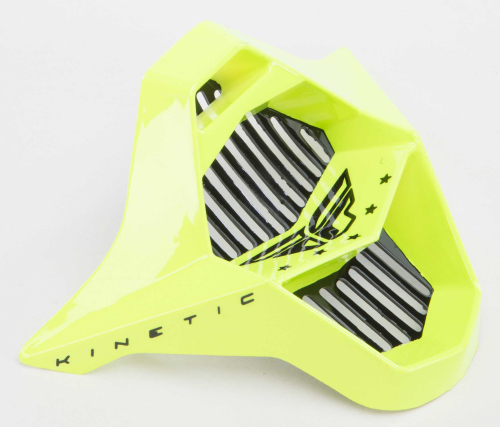 Fly Racing - Fly Racing Mouthpiece for Kinetic Crux Helmets - Black/Gray/Hi-Vis - 73-47912