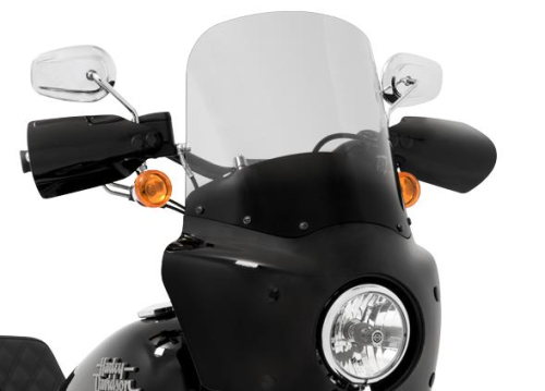 Memphis Shades - Memphis Shades Windshield for Road Warrior Fairing - 15in. - Ghost - MEP86908