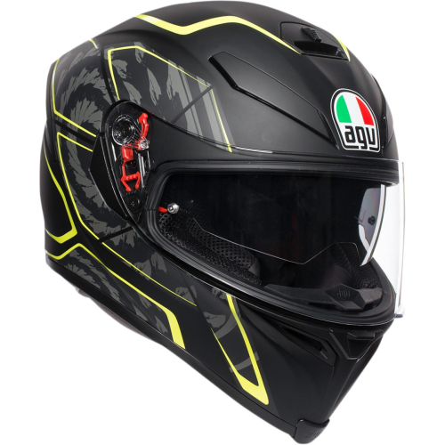 AGV - AGV K-5 S Tornado Helmet - 210041O2HY02110 - Fluo Yellow - X-Large