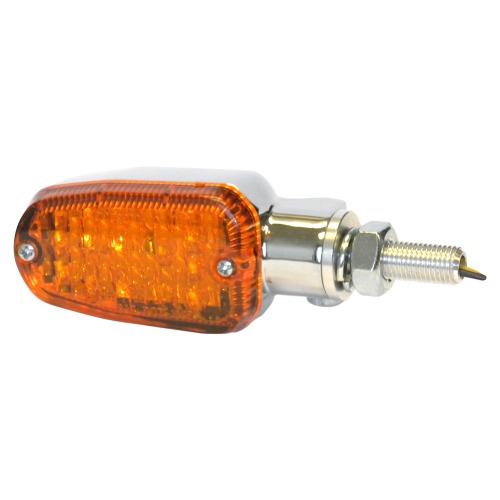 K&S Technologies - K&S Technologies DOT LED Marker Lights - 2 wires - Chrome/Amber - 26-7700CM