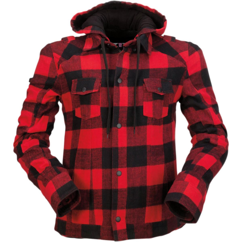 Z1R - Z1R Timberella Womens Shirt - 2840-0091 - Red/Black - Medium