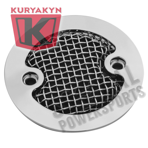 Kuryakyn - Kuryakyn Mesh Ignition Timing Cover - Chrome - 6560