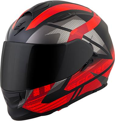 Scorpion - Scorpion EXO-T510 Fury Helmet - T51-1517 - Black/Red - 2XL