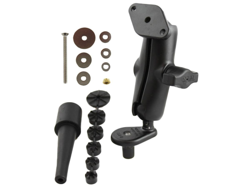 RAM Mounts - RAM Mounts RAM Fork Stem Motorcycle Base with Double Socket Arm and Diamond Base Adapter - RAM-B-176