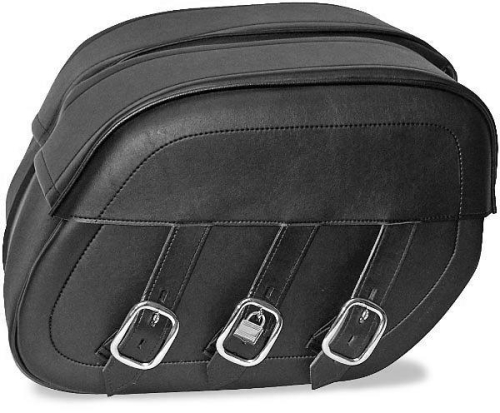 Saddlemen - Saddlemen Rigid-Mount Quick-Detach Slant Saddlebag - Drifter - 3501-0228