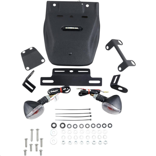 Targa - Targa Tail Kit with Turn Signals - Black/Clear - 22-182-L