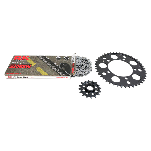RK - RK Quick Acceleration Chain Kit with Steel Sprocket - Natural - 9101-099P