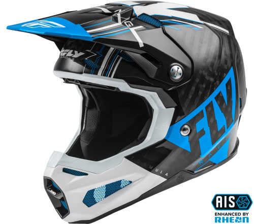 Fly Racing - Fly Racing Formula Vector Helmet - 73-4410M - Blue/White/Black - Medium