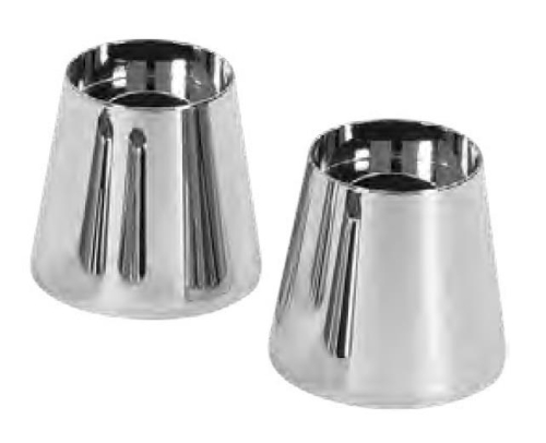 Novello - Novello Riser Extension for 1in. Bar - 1-1/2in. - Chrome - DN-625