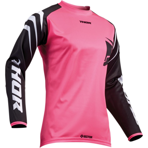 Thor - Thor Sector Zones Womens Jersey - 2911-0167 - Black/Pink - X-Small