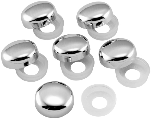 MC Enterprises - MC Enterprises Chrome Snap Caps - 5/8in. - 582