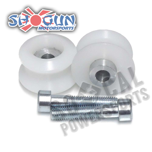 Shogun Motorsports - Shogun Motorsports Swingarm Slider - White - 701-0370