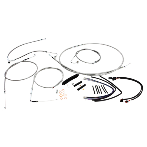 Magnum - Magnum Stainless Steel XR Handlebar Installation Kit for 15-17in. Ape - 589262