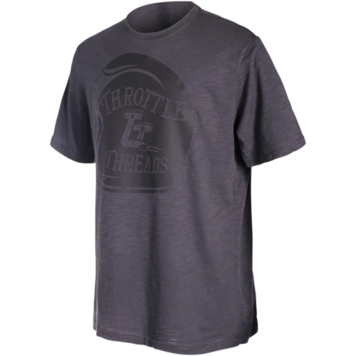 Throttle Threads - Throttle Threads Helmet T-Shirt - TT644T300CH2R - Charcoal - 2XL