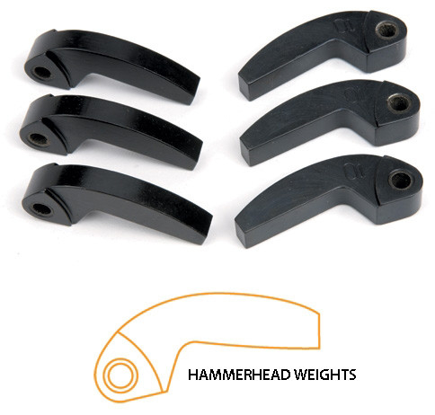 Speedwerx - Speedwerx 10 Series Profile Hammerhead Adjustable Weights - 87gram - W-87