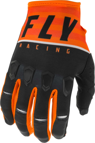 Fly Racing - Fly Racing Kinetic K120 Youth Gloves - 373-41706 - Orange/Black/White - 06