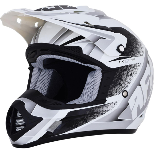 AFX - AFX FX-17 Force Helmet - 0110-5249 - White/Silver - X-Small