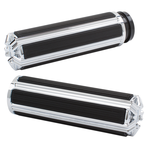 Arlen Ness - Arlen Ness Billet Grips - 10-Gauge - Chrome - 07-119