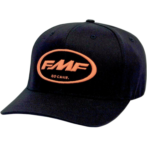 FMF Racing - FMF Racing Factory Don Hat - F31196103ORS/M - Black/Orange - Sm-Md