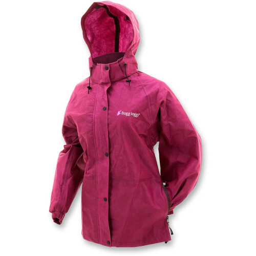 Frogg Toggs - Frogg Toggs Pro Action Womens Rain Jacket - PA63523-15MD - Cherry - Medium