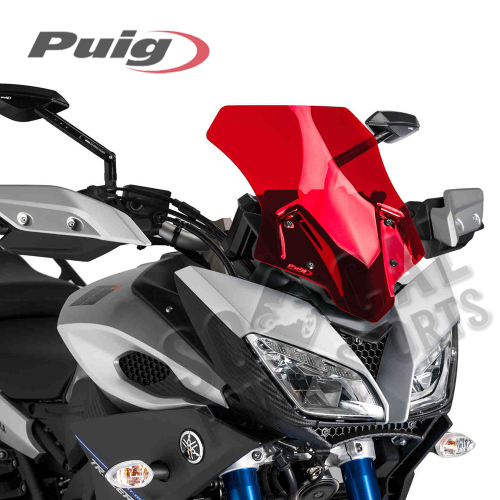 PUIG - PUIG Racing Windscreen - Red - 7645R