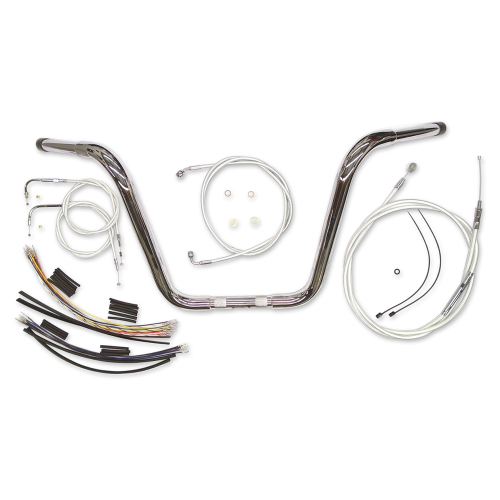 Magnum - Magnum Caliber Ape Hanger Handlebar Installation Kit - 12in. - Chrome - 38844-112