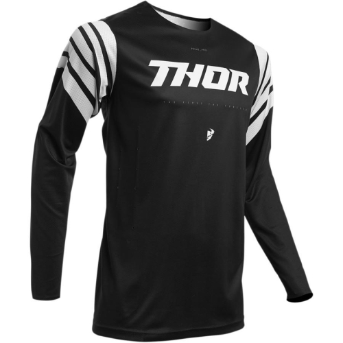 Thor - Thor Prime Pro Strut Jersey - 2910-5417 - Black/White - Medium
