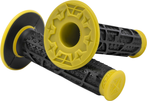 Fly Racing - Fly Racing Pilot II MX Grips - Yellow/Black - 01173614A