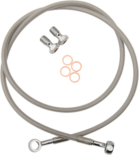 Parts Unlimited - Parts Unlimited Extended Length Brake Line - 42.25in. - 1741-5080