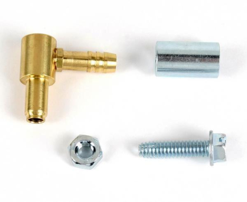 Yost Performance - Yost Performance Hi-Flow Fuel Nipple - Single Outlet - Brass - CVN1